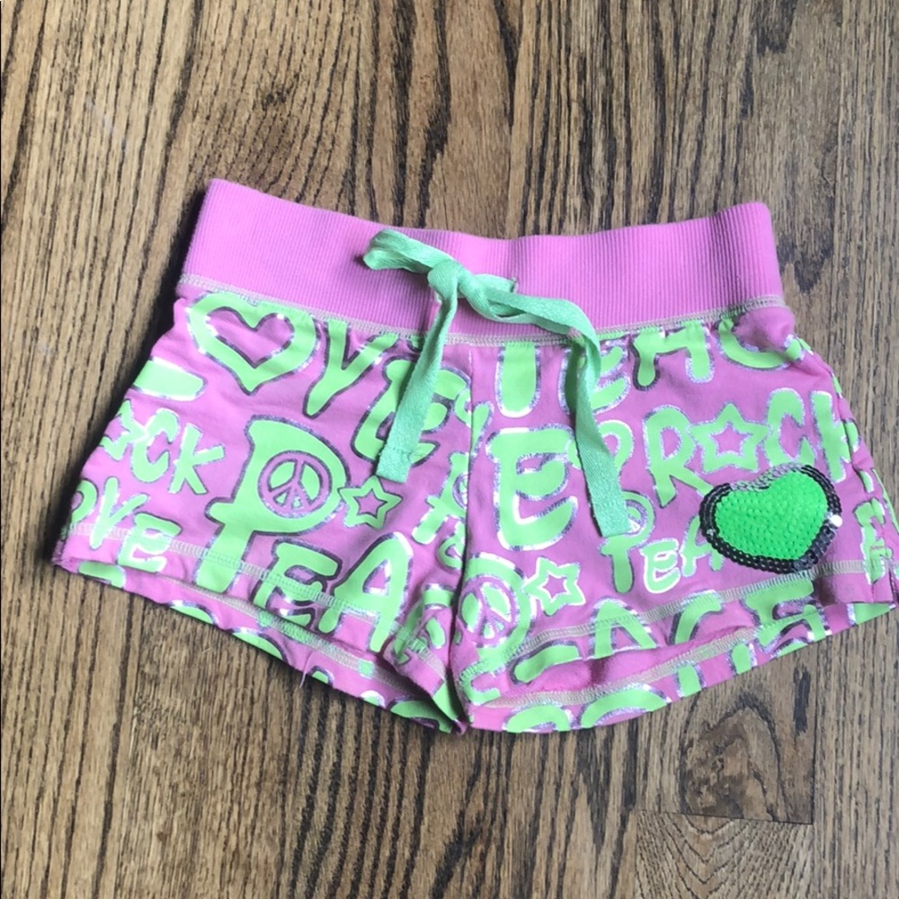Girls print shorts